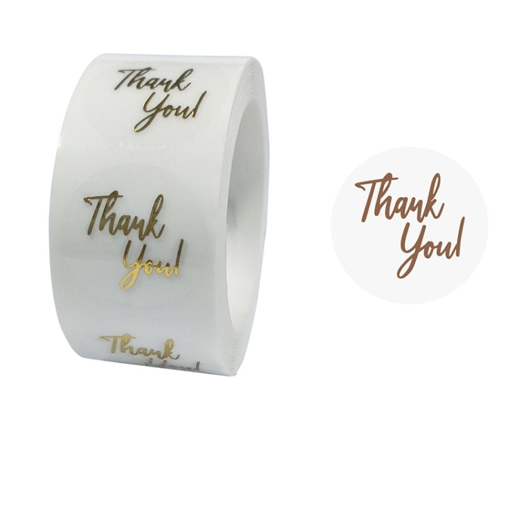 Etichetta decorativa regalo per adesivo abbronzante di ringraziamento da 3 pezzi, dimensioni: 2,5 cm, E-01 Sticker