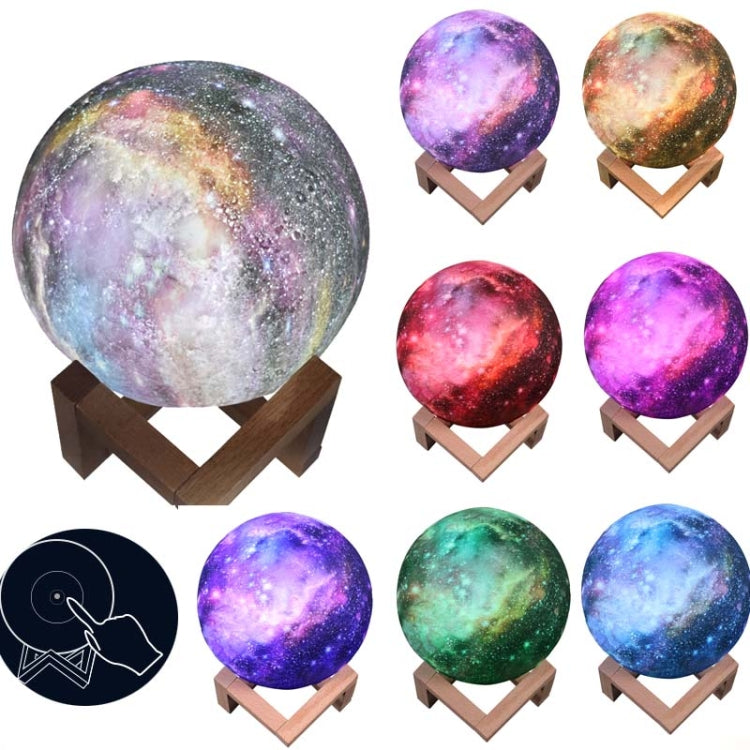 Lampada da tavolo regalo per bambini con lampada lunare 3D. Luce notturna a LED con cielo stellato dipinto, 15cm Touch Control 3-colors 1W, 15cm Pat Control 3-colors 1W, 15cm Remote Control 16-colors 1W, 15cm Touch Control 7-colors 1W                  ...