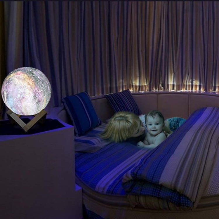 Lampada da tavolo regalo per bambini con lampada lunare 3D. Luce notturna a LED con cielo stellato dipinto, 15cm Touch Control 3-colors 1W, 15cm Pat Control 3-colors 1W, 15cm Remote Control 16-colors 1W, 15cm Touch Control 7-colors 1W                  ...