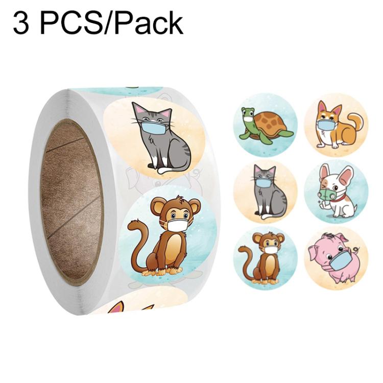Adesivi ricompensa per bambini 2,5 cm 3 pezzi