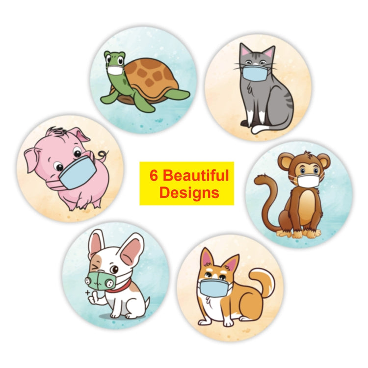 Adesivi ricompensa per bambini 2,5 cm 3 pezzi