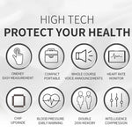 Misuratore elettronico della pressione arteriosa da polso da polso Misurazione automatica della pressione sanguigna da polso, Live Voice Broadcast, No Voice Announcement