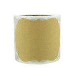 3 adesivi decorativi per etichette natalizie in carta kraft naturale, B-63