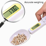 Strumento di misurazione per pesare il cucchiaio dosatore elettronico in ABS, specifica: 500 g/0,1 g, 500g/0.1g ABS White, 500g/0.1g ABS Black, 500g/0.1g White Large Spoon, 500g/0.1g Black Large Spoon