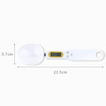 Strumento di misurazione per pesare il cucchiaio dosatore elettronico in ABS, specifica: 500 g/0,1 g, 500g/0.1g ABS White, 500g/0.1g ABS Black, 500g/0.1g White Large Spoon, 500g/0.1g Black Large Spoon