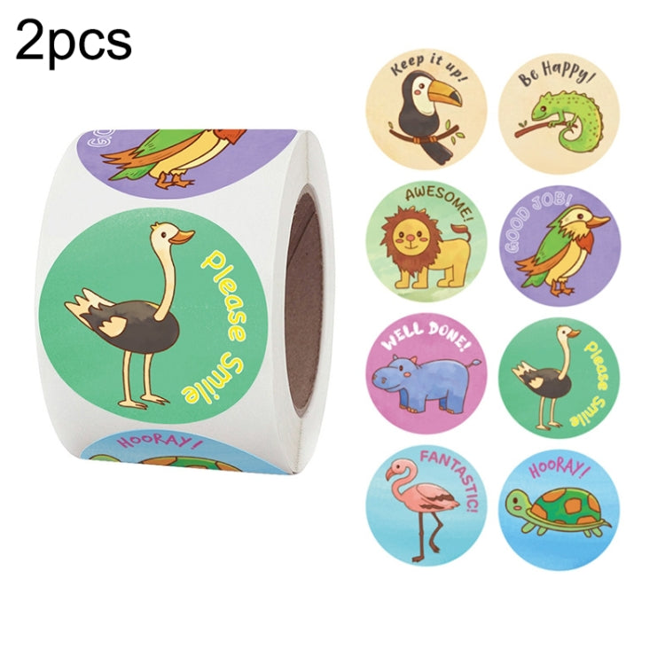 2 adesivi per premi giocattolo per bambini, adesivi per sigillare etichette decorative per cancelleria per ufficio, dimensioni: 3,8 cm / 1,5 pollici, K-33-38, K-34-38