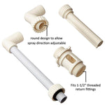 K-210 Accessori per la decorazione della piscina Piscina con direzione regolabile in altezza Piccola fontana a cascata, Waterfall Fountain Accessories