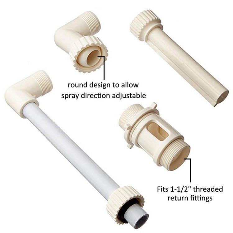 K-210 Accessori per la decorazione della piscina Piscina con direzione regolabile in altezza Piccola fontana a cascata, Waterfall Fountain Accessories