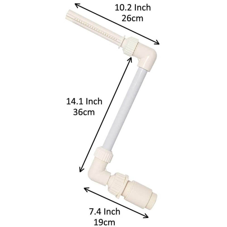 K-210 Accessori per la decorazione della piscina Piscina con direzione regolabile in altezza Piccola fontana a cascata, Waterfall Fountain Accessories
