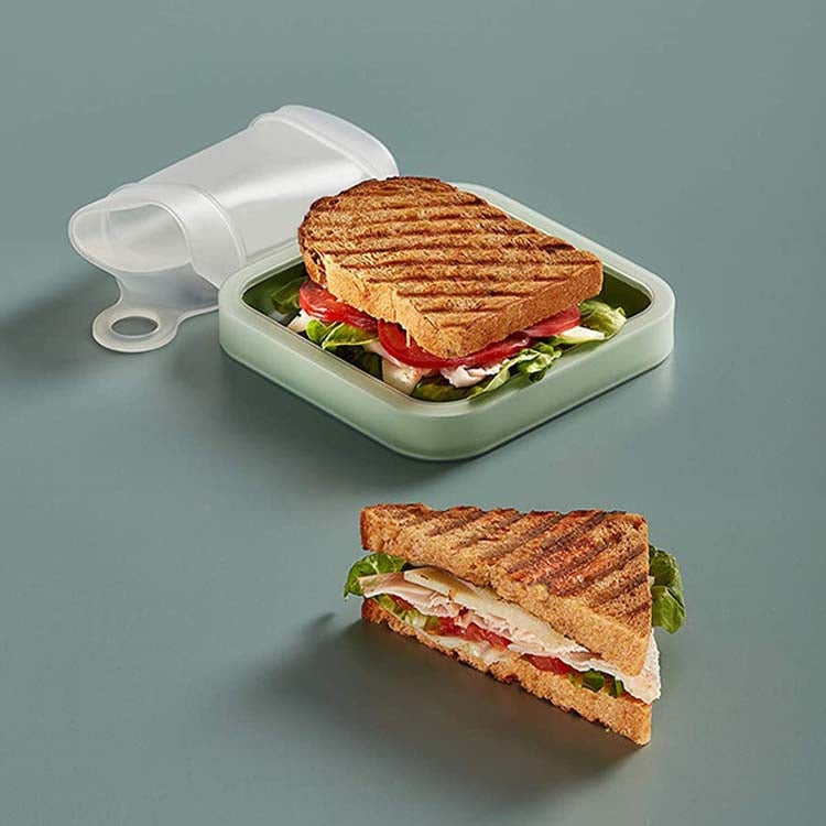 Lunchbox portatile da asporto per studenti, impiegati, per panini, toast, Bento Box, da 5 pezzi, 301-500ml