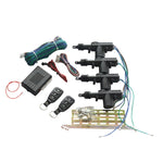 Sistema di accesso senza chiave con serratura centralizzata per telecomando per auto da 2 set con motore, altoparlante esterno, doppio messaggio lampeggiante, TSK-409B-T240