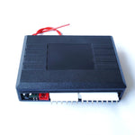 Sistema di accesso senza chiave con serratura centralizzata per telecomando per auto da 2 set con motore, altoparlante esterno, doppio messaggio lampeggiante, TSK-409B-T240