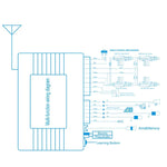 Sistema di accesso senza chiave con serratura centralizzata per telecomando per auto da 2 set con motore, altoparlante esterno, doppio messaggio lampeggiante, TSK-409B-T240