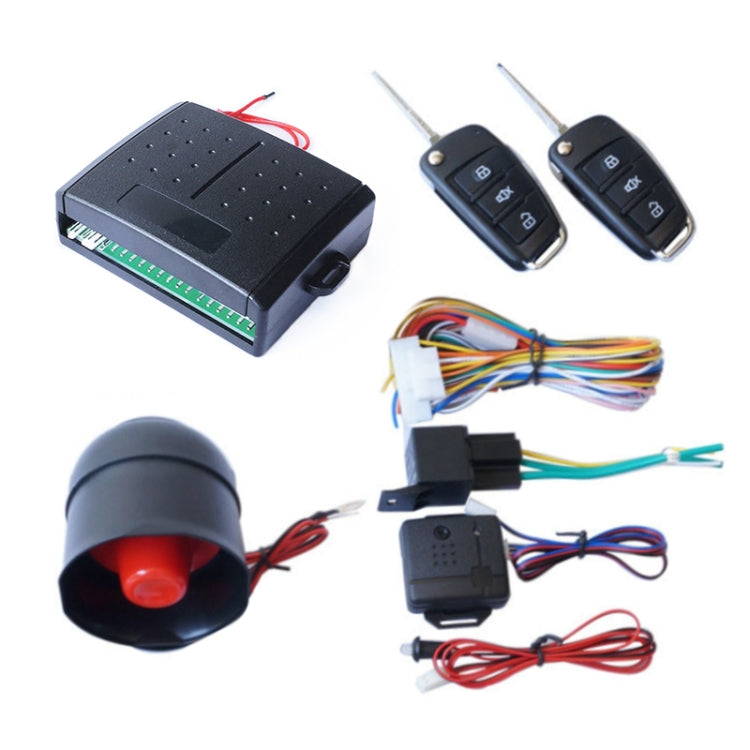 2 Set universale suono e luce allarme per auto 12V sistema di allarme per veicoli telecomando con chiave proiettile, Sound And Light Car Alarm