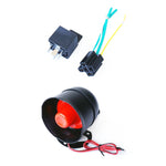2 Set universale suono e luce allarme per auto 12V sistema di allarme per veicoli telecomando con chiave proiettile, Sound And Light Car Alarm
