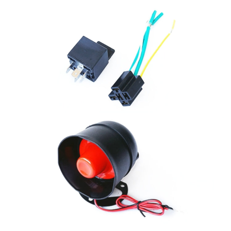 2 Set universale suono e luce allarme per auto 12V sistema di allarme per veicoli telecomando con chiave proiettile, Sound And Light Car Alarm