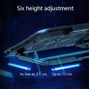 Suohuang Notebook Cooler Gaming Notebook Base di raffreddamento Staffa per ventola di scarico per notebook