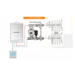 Termostato programmabile per caldaia murale HY02B05-2BW