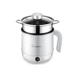 Fornello elettrico multifunzione Mini dormitorio per studenti Cucinare il riso Mescolare friggere Pentola antiaderente, Spina americana 110V, White Manual Single Pot, White Manual Style with Steaming Grid, White Smart Single Pot                        ...