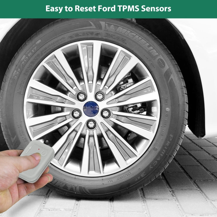 Misuratore di ripristino della pressione dei pneumatici per auto, attivatore della pressione dei pneumatici, adatto per Ford, Car Tire Pressure Reset Meter