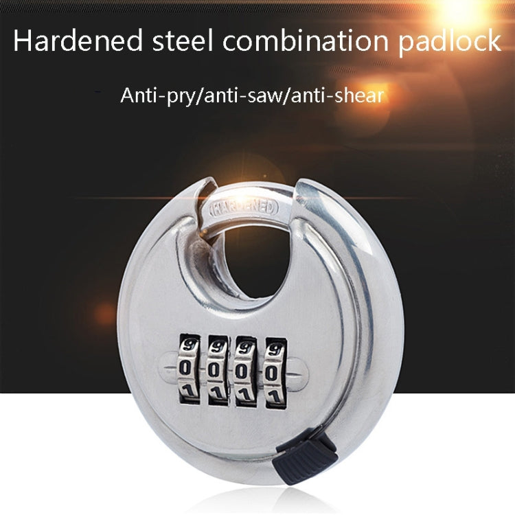 Lucchetto con password in acciaio inossidabile 304 Serratura per porta del cortile esterna impermeabile e antiruggine Serratura per torta rotonda, Password Padlock Round Cake Lock