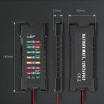 YAWOA BM410 Tester per batteria di accumulo 12V/24V Test di carico LED Tester per batteria per auto intelligente, BM410