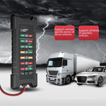 YAWOA BM410 Tester per batteria di accumulo 12V/24V Test di carico LED Tester per batteria per auto intelligente, BM410