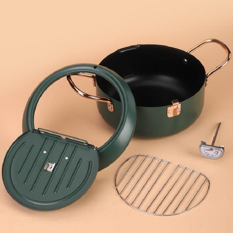 Friggitrice Mini padella antiaderente per uso domestico con controllo della temperatura, 24cm, 20cm