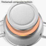 Friggitrice Mini padella antiaderente per uso domestico con controllo della temperatura, 24cm, 20cm