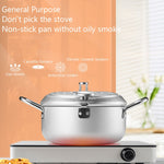 Friggitrice Mini padella antiaderente per uso domestico con controllo della temperatura, 24cm, 20cm