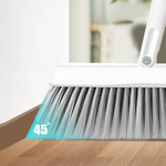 Combinazione di set di scopa girevole e paletta pieghevole per uso domestico, Folding Standing Dustpan
