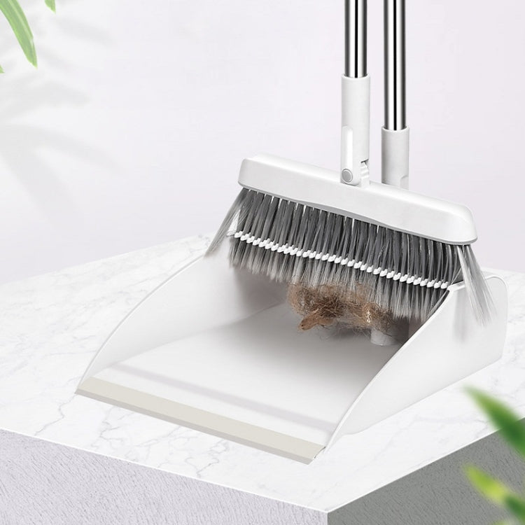 Combinazione di set di scopa girevole e paletta pieghevole per uso domestico, Folding Standing Dustpan
