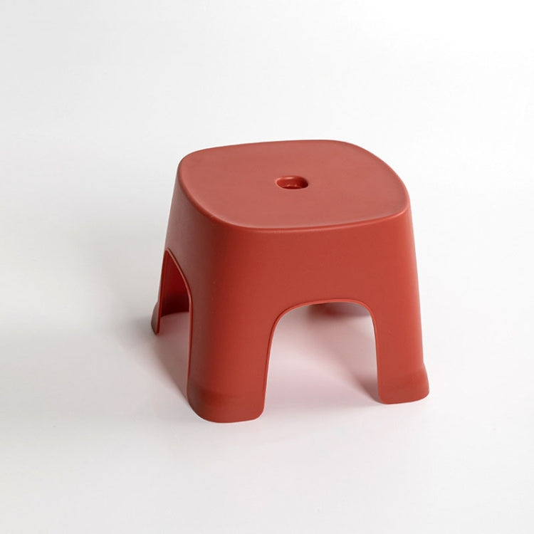 2 PZ Sgabelli da bagno per la casa Sgabelli in plastica Sgabelli bassi ispessiti Sgabelli quadrati Panchine piccole, Maple Yellow Children, Retro Red Children, Light Green Children, Black Children, Light Green Adult, Pink Adult, Retro Red Adult        ...