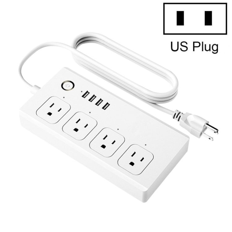 Home Office Wifi Telefono cellulare Telecomando Interruttore timer Controllo vocale Ciabatta, 1.5m