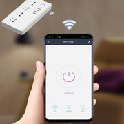 Home Office Wifi Telefono cellulare Telecomando Interruttore timer Controllo vocale Ciabatta, 1.5m