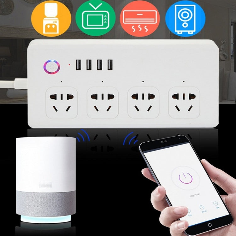 Ciabatta WiFi 8 Prese con Telecomando e Timer 1,5m