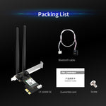 CF-AX200 SE Scheda di rete wireless Bluetooth a doppia banda PCI-E da 3000 Mbps