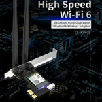 CF-AX200 SE Scheda di rete wireless Bluetooth a doppia banda PCI-E da 3000 Mbps