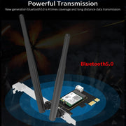 CF-AX200 SE Scheda di rete wireless Bluetooth a doppia banda PCI-E da 3000 Mbps