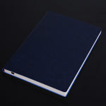 Quaderno in PU da 3 pezzi, quaderno per studenti, diario, quaderno aziendale, quaderno in PU, A5 Plain Weave Blue, A5 Plain Weave Cockscomb Red, A5 Plain Charred Tea Brown, A5 Plain Weave Black, A5 Plain Weave Bitter Tea Red, A5 Plain Weave Nile Blue  ...