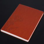 Quaderno in PU da 3 pezzi, quaderno per studenti, diario, quaderno aziendale, quaderno in PU, B5 Embossed Charred Tea Brown, B5 Embossed Black, B5 Embossed Bitter Tea Red, B5 Embossed Nile Blue, B5 Embossed Horn Gray, B5 Embossed Green