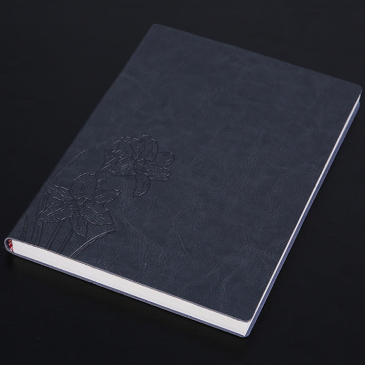Quaderno in PU da 3 pezzi, quaderno per studenti, diario, quaderno aziendale, quaderno in PU, B5 Embossed Charred Tea Brown, B5 Embossed Black, B5 Embossed Bitter Tea Red, B5 Embossed Nile Blue, B5 Embossed Horn Gray, B5 Embossed Green