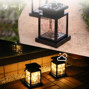Lampada solare da giardino in filo di rame 30 sfere