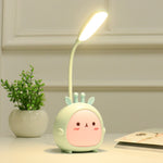 YW2021 Lampada da scrivania pieghevole per protezione degli occhi a LED carina cartone animato Lampada da scrivania pieghevole per camera da letto dormitorio studentesco, Green Lamb, Pink Lamb, Brown Lamb, Blue Fawn, Pink Fawn, Brown Fawn, Green Fawn  ...