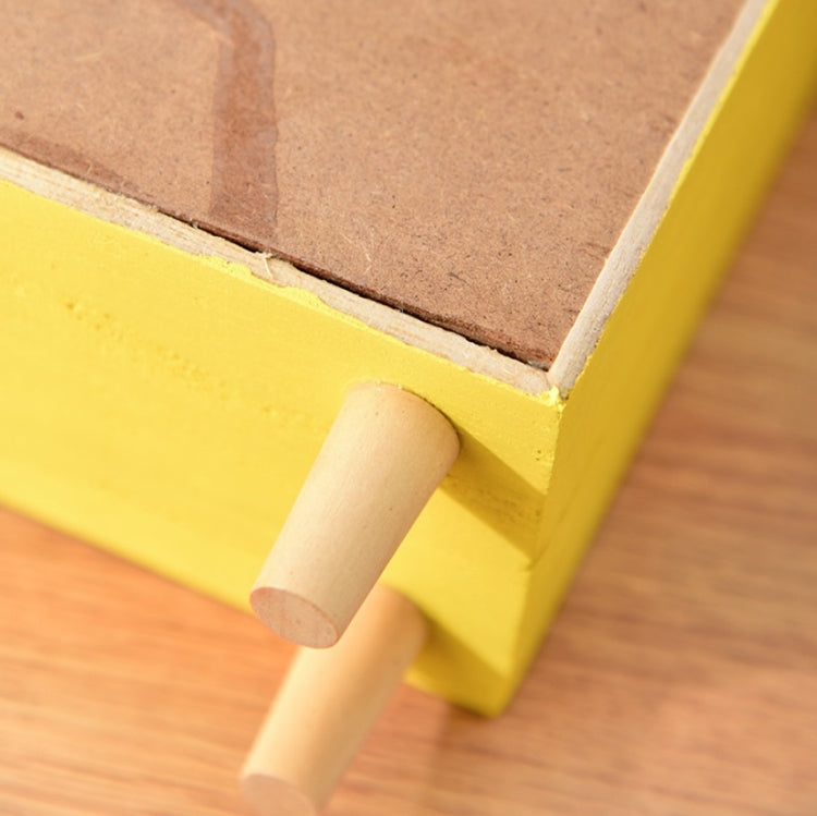 Salvadanaio in legno Scatola di risparmio per bambini di grande capacità Accessori desktop creativi
