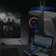 COMFAST CF-924AC V2 Ricevitore WIFI per computer USB Gigabit a doppia frequenza da 1200 Mbps Scheda di rete wireless ad alta potenza