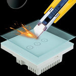 Interruttore touch WiFi a parete 1-3 gang bianco o nero