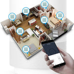 Interruttore touch WiFi a parete 1-3 gang bianco o nero