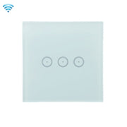 Interruttore touch panel a parete WiFi Controllo vocale Controllo remoto del telefono cellulare, White 1 Gang (Zero Firewire Wifi ), White 2 Gang (Zero Firewire Wifi ), White 3 Gang (Zero Firewire Wifi ), Black 1 Gang (Zero Firewire Wifi )