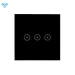 Interruttore touch WiFi a parete 1-3 gang bianco o nero